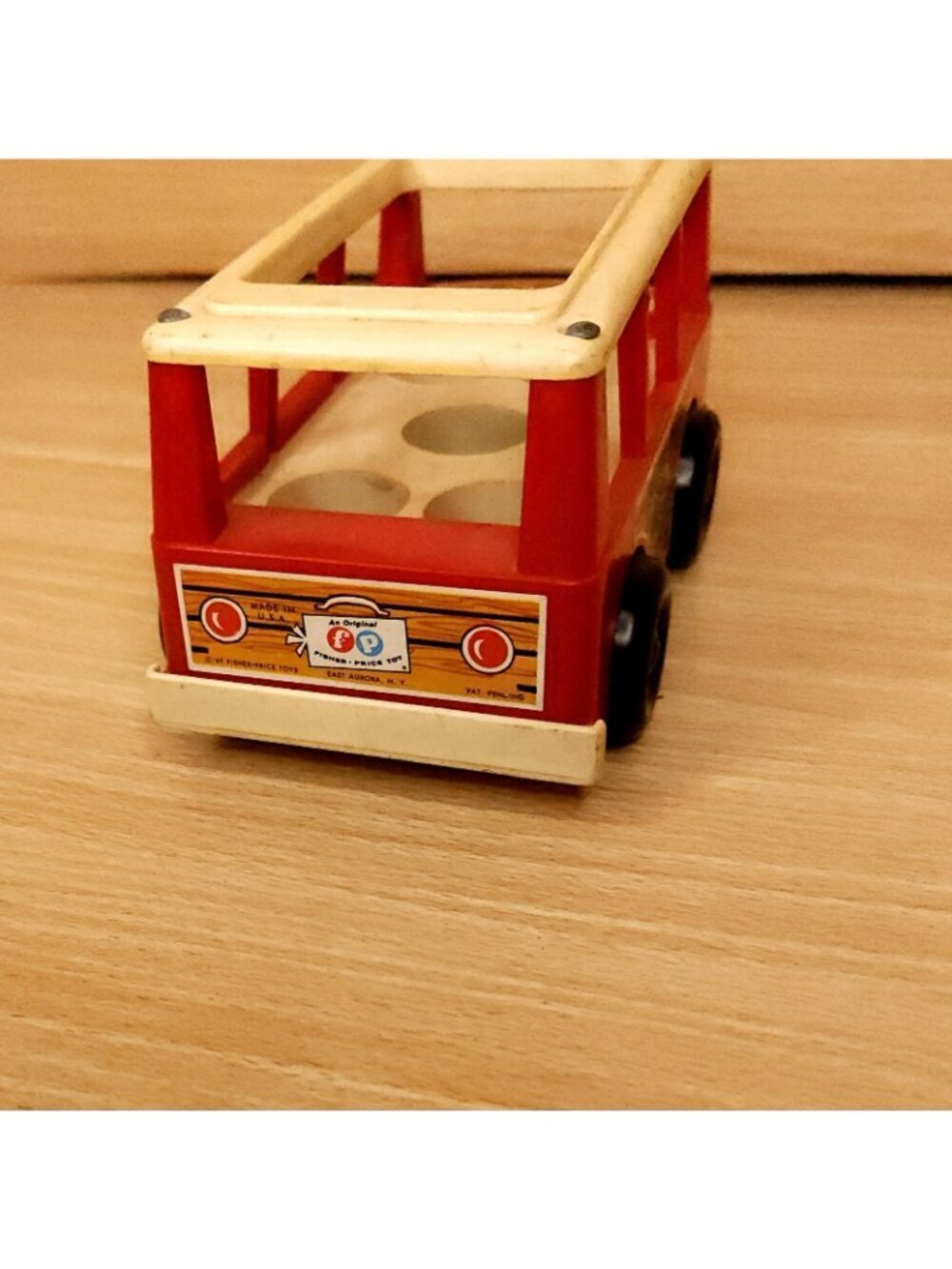 Fisher Price Vintage Mini Red School Bus - Picture 4 of 5